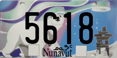 NU license plate 5618