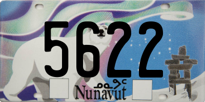 NU license plate 5622