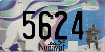 NU license plate 5624