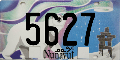 NU license plate 5627