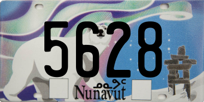 NU license plate 5628