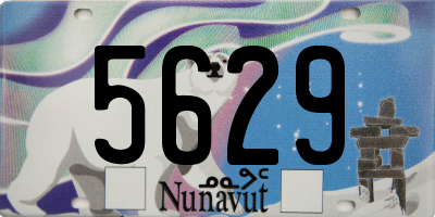 NU license plate 5629