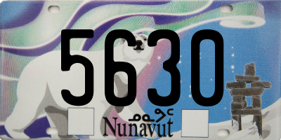 NU license plate 5630