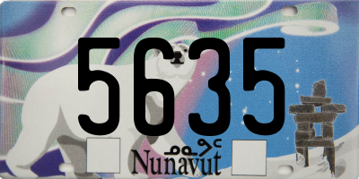 NU license plate 5635