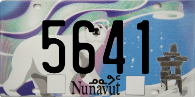 NU license plate 5641