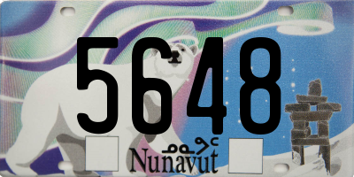 NU license plate 5648