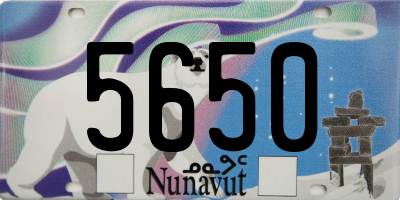 NU license plate 5650