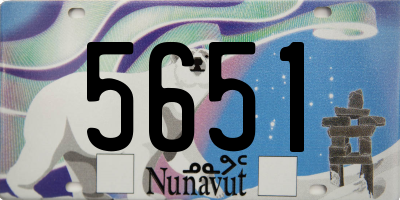 NU license plate 5651