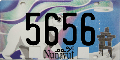 NU license plate 5656