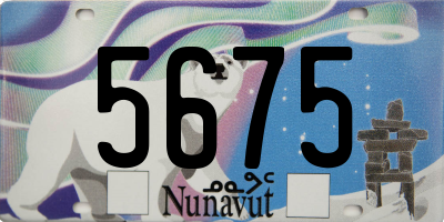 NU license plate 5675