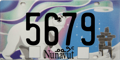 NU license plate 5679