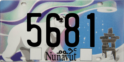 NU license plate 5681