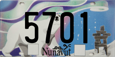 NU license plate 5701