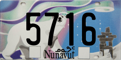 NU license plate 5716