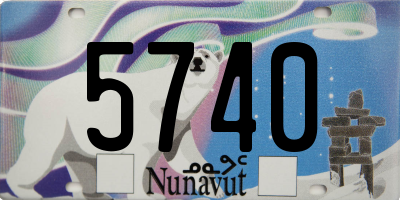 NU license plate 5740