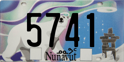 NU license plate 5741