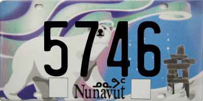 NU license plate 5746