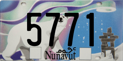 NU license plate 5771