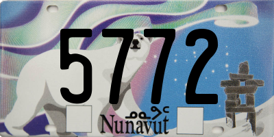 NU license plate 5772