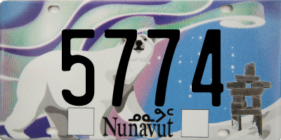 NU license plate 5774