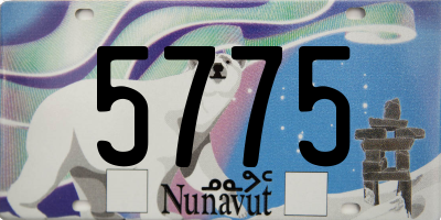 NU license plate 5775