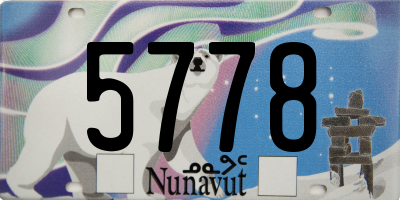 NU license plate 5778