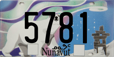 NU license plate 5781