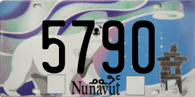 NU license plate 5790