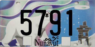 NU license plate 5791