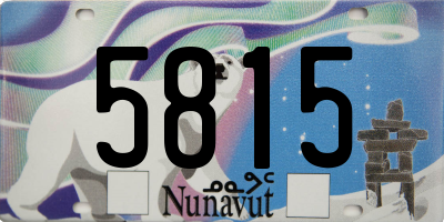 NU license plate 5815