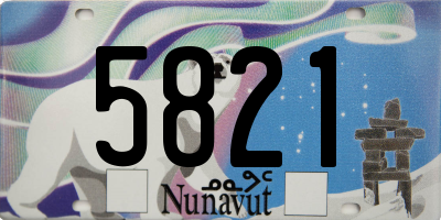 NU license plate 5821