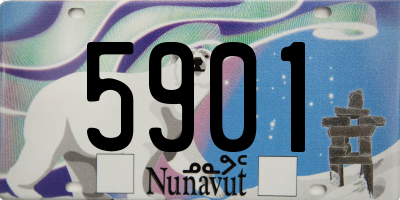 NU license plate 5901