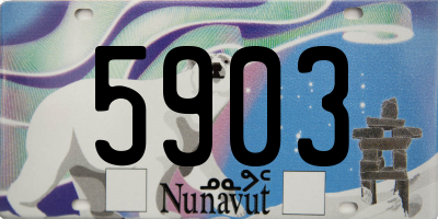 NU license plate 5903