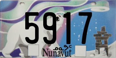 NU license plate 5917