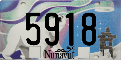 NU license plate 5918