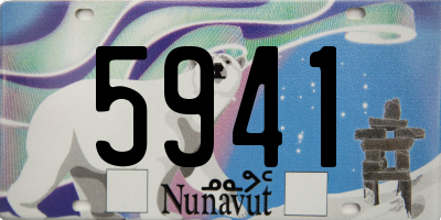 NU license plate 5941