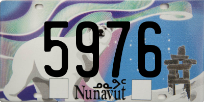 NU license plate 5976