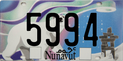 NU license plate 5994