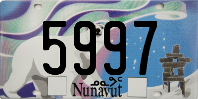 NU license plate 5997