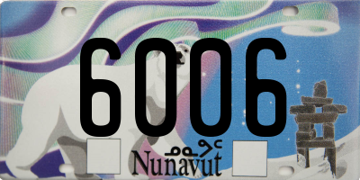 NU license plate 6006