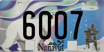 NU license plate 6007