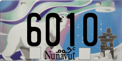 NU license plate 6010