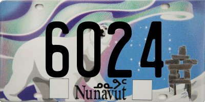 NU license plate 6024