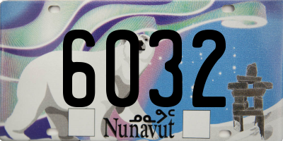 NU license plate 6032