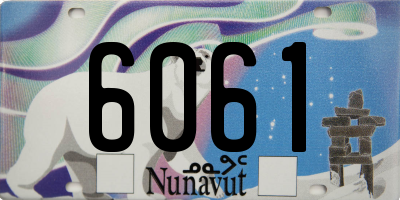 NU license plate 6061