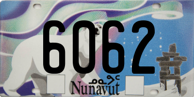 NU license plate 6062