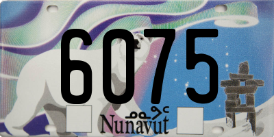 NU license plate 6075