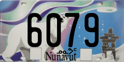 NU license plate 6079