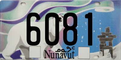 NU license plate 6081