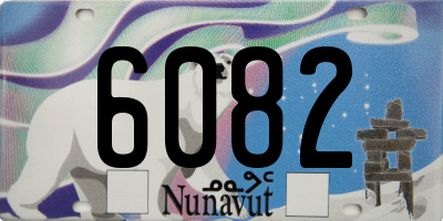 NU license plate 6082